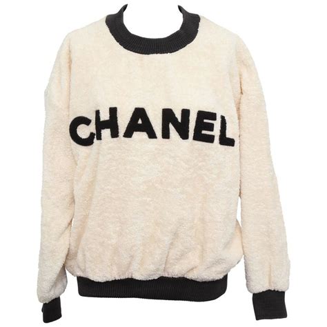 chanel jumper mens|authentic chanel logo sweater.